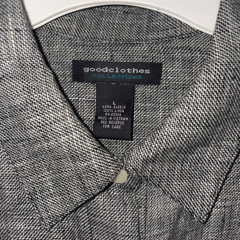 Goodclothes Collection Linen Button Down Ladies T… - image 2